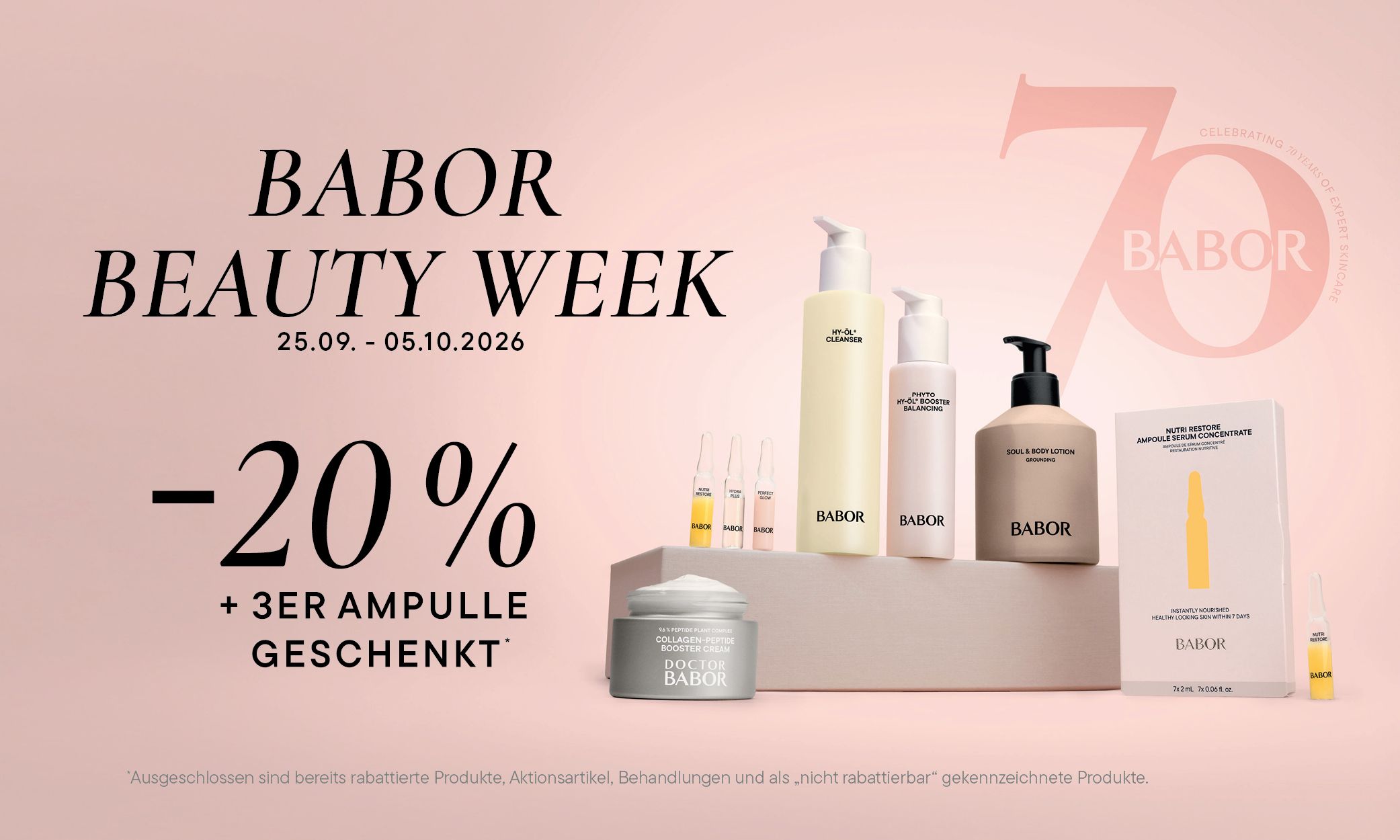 BABOR Beauty Week - 20% Rabatt
