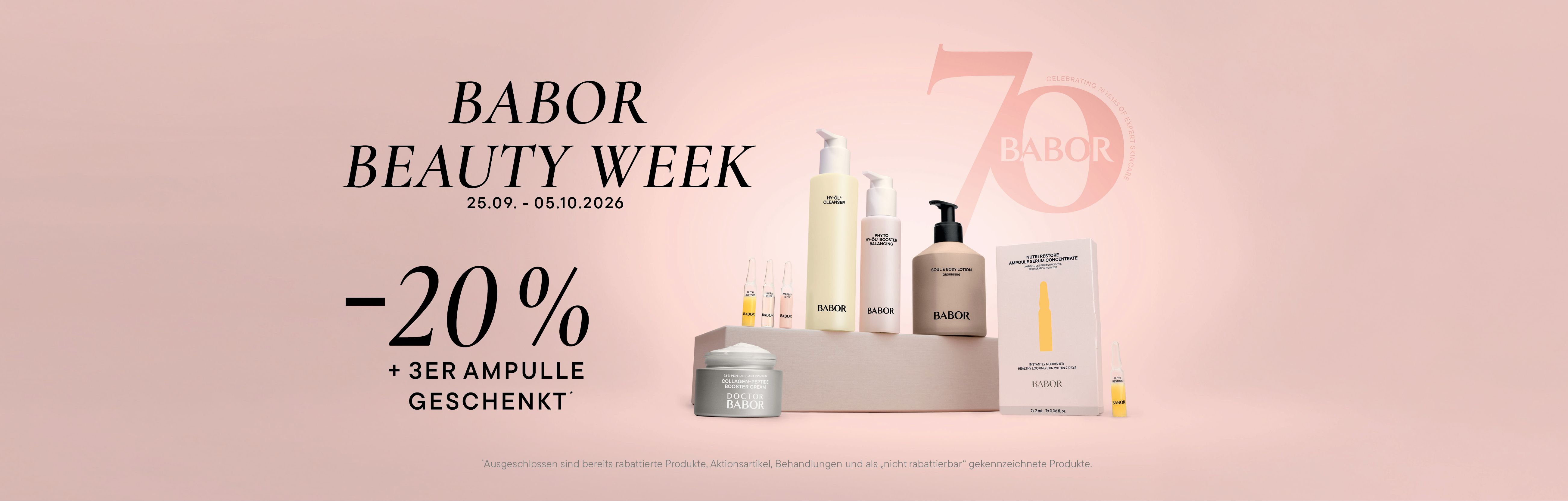 BABOR Beauty Week - 20% Rabatt